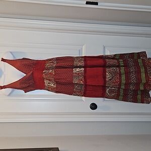 *NWT* Chaudry KC Anthropologie Tiered Maxi Dress